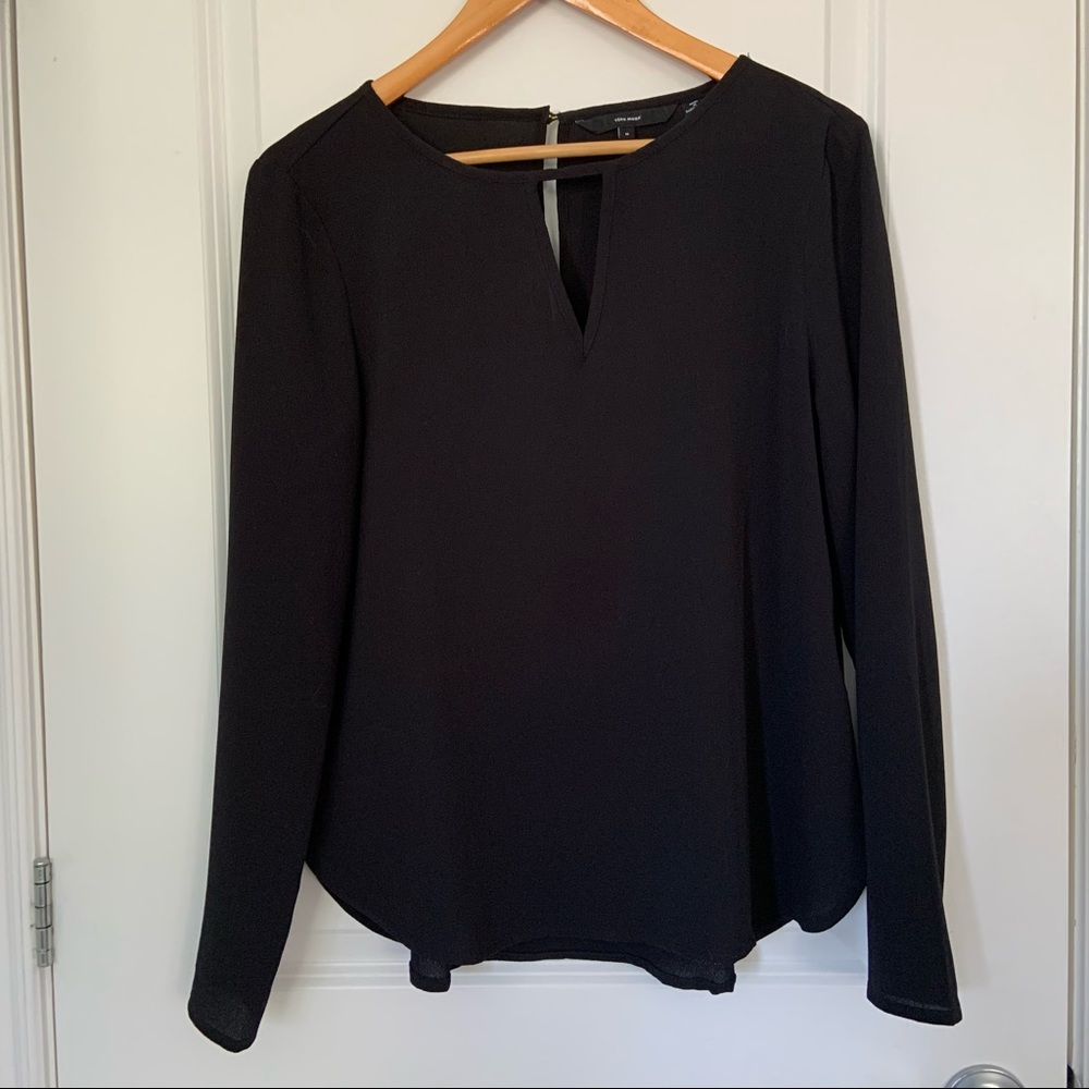 BLACK TOP KEYWHOLE NECK / VERA MODA / MEDIUM